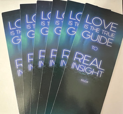 Bookmark – "Love is the Guide"