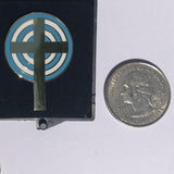 Lapel Pin – "WMOJ Unity Cross" Gold-Tone Cloisonné
