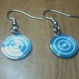 Earrings – "Urantia" Cloisonne French Wires