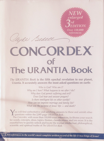 "Concordex of The Urantia Book" by Clyde Bedell – Gently Used