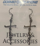 Earrings – Faith Charms Silver–Tone French Wires