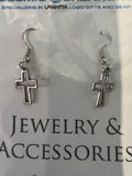 Earrings – Faith Charms Silver–Tone French Wires