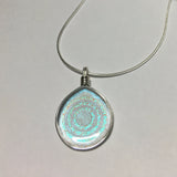 Necklace – "Urantia" Dichroic Glass Pendant
