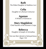 Bookmark – "The Apostles & Women's Corps"