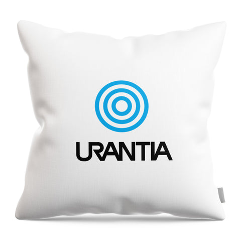 Urantia Word Logo Black - Throw Pillow