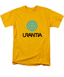 Urantia Word Logo Black - Men's T-Shirt  (Regular Fit)