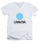 Urantia Word Logo Black - Men's V-Neck T-Shirt