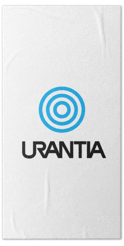 Urantia Word Logo Black - Beach Towel
