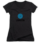 Urantia Word Logo Black - Women's V-Neck