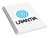 Urantia Word Logo Black - Spiral Notebook