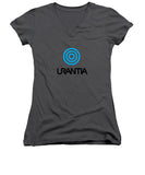 Urantia Word Logo Black - Women's V-Neck