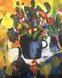 Oil Painting by Linda Buselli – "Flowers by Vlaminck"