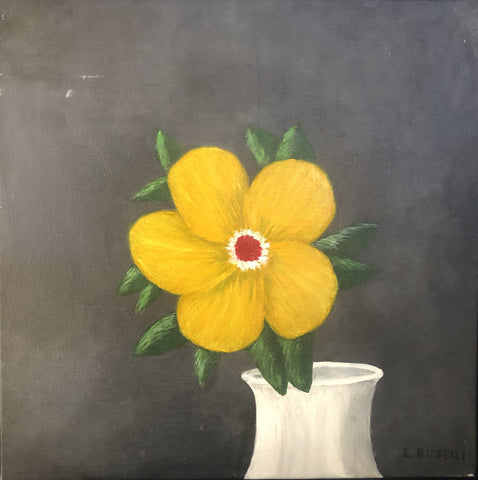 Oil Painting by Linda Buselli – "Hibiscus I"