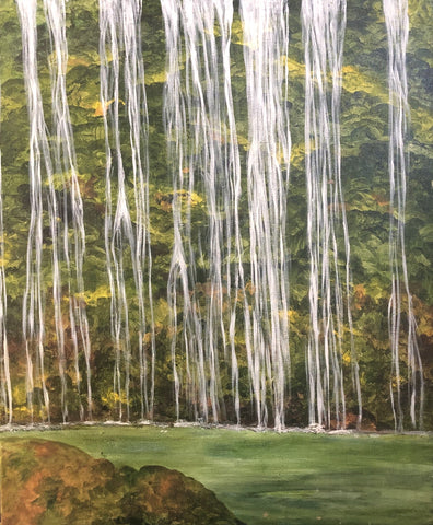 Oil Painting by Linda Buselli – The Falls