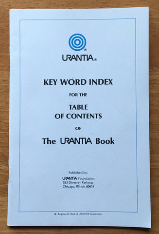 "Key Word Index" by Urantia Foundation